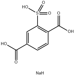 2-スルホテレフタル酸一ナトリウム 化学構造式