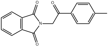 N-(p-Methylphenacyl)-phthaliMide 结构式