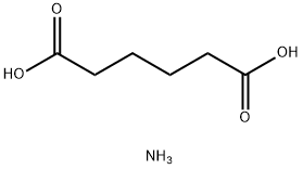 Ammonium adipate Struktur