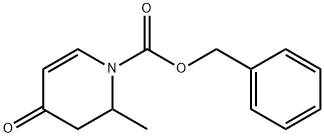 benzyl 3,4-dihydro-2-methyl-4-oxopyridine-1(2H)-carboxylate Struktur