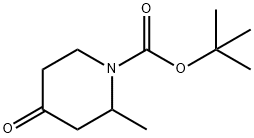 1-叔丁氧羰基-2-甲基-哌啶酮, 190906-92-4, 结构式