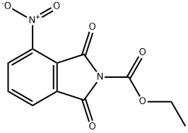 4-NITRO-N-CARBOETHOXYPHTHALIMIDE
 Struktur