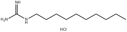 decylguanidine monohydrochloride Struktur
