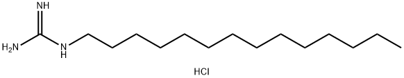tetradecylguanidine monohydrochloride Structure