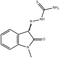 N-METHYLISATIN-3-THIOSEMICARBAZONE Struktur