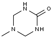 3,4,5,6-Tetrahydro-5-methyl-1,3,5-triazine-2(1H)-one Struktur