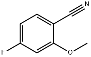 4-フルオロ-2-メトキシベンゾニトリル 化学構造式
