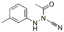 Acetic  acid,  1-cyano-2-(3-methylphenyl)hydrazide Struktur