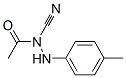 Acetic  acid,  1-cyano-2-(4-methylphenyl)hydrazide Struktur