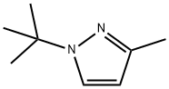 1-tert-Butyl-3-Methyl-1H-pyrazole Struktur
