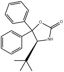 (S)-(-)-5,5-DIPHENYL-4-(TERT-BUTYL)-2-OXAZOLIDINONE Structure