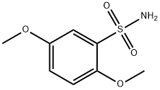 2,5-二甲氧基苯-1-磺胺, 19116-90-6, 结构式