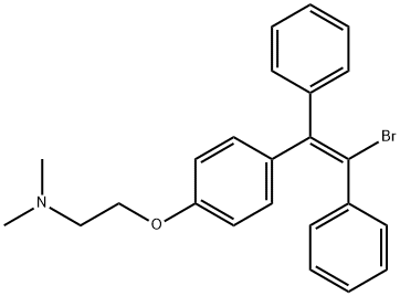 (E,Z)-1-Bromo-2-[4-[2-(dimethylamino)ethoxy]phenyl]-1,2-diphenylethene Structure