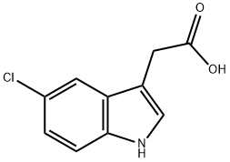 5-CHLOROINDOLE-3-ACETIC ACID Struktur