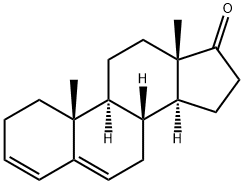 アンドロスタ-3,5-ジエン-17-オン 化学構造式