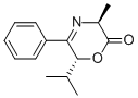 (3S,6R)-6-Isopropyl-3-methyl-5-phenyl-3,6-dihydro-2H-1,4-oxazin-2-one Structure