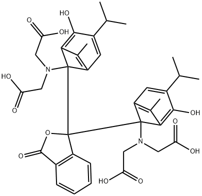 Thymolphthalein Complexone Struktur