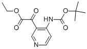 4-[[(1,1-二甲基乙氧基)羰基]氨基]-A-羰基-3-吡啶乙酸乙酯,191338-96-2,结构式