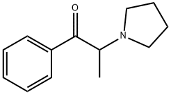 α-Pyrrolidinopropiophenone Struktur