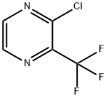 2-クロロ-3-トリフルオロメチルピラジン 化学構造式