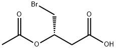 (S)-乙酰氧基-4-溴丁酸 结构式