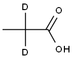 PROPIONIC-2,2-D2 ACID Struktur