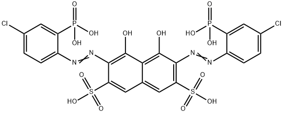 3,6-ビス(4-クロロ-2-ホスホノフェニルアゾ)-4,5-ジヒドロキシナフタレン-2,7-ジスルホン酸