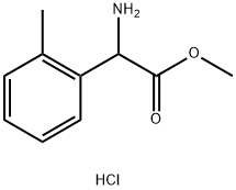Amino-o-tolyl-acetic acid methyl ester hydrochloride Structure