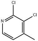 2,3-ジクロロ-4-メチルピリジン 化学構造式