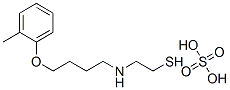 2-[4-(o-Tolyloxy)butyl]aminoethanethiol sulfate Struktur
