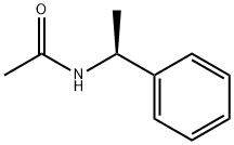 (S)-(-)-N-アセチル-1-メチルベンジルアミン 化学構造式