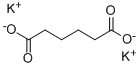アジピン酸ジカリウム 化学構造式