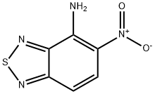 2,1,3-Benzothiadiazol-4-aMine, 5-nitro- Structure