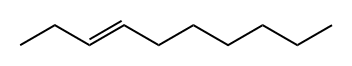 反式3癸烯, 19150-21-1, 结构式