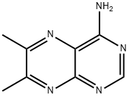 4-Pteridinamine,6,7-dimethyl-(9CI) Structure