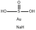 Gold(I) trisodium disulphite Structure