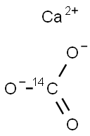 CALCIUM CARBONATE-14C Struktur