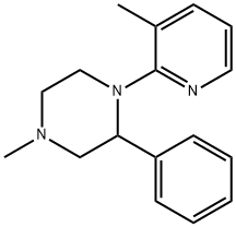 2(RS)-4-Methyl-1-(3-Methylpyridin-2-yl)-2-phenylpiperazine Structure