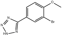 5-(3-BROMO-4-METHOXY-PHENYL)-2H-TETRAZOLE|5-(3-溴-4-甲氧苯基)-2H-四唑