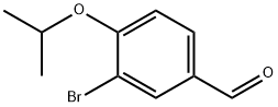 3-ブロモ-4-イソプロポキシベンズアルデヒド 化学構造式