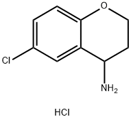 6-CHLORO-CHROMAN-4-YLAMINE HYDROCHLORIDE Structure