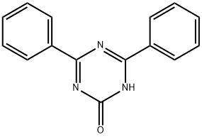 2,4-二苯基-6-羟基-1,3,5-三嗪 结构式