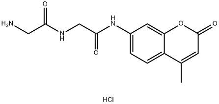 H-GLY-GLY-AMC HCL Structure