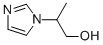 2-(1H-イミダゾール-1-イル)-1-プロパノール 化学構造式