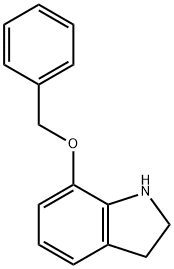 7-苄氧基吲哚啉, 191730-78-6, 结构式
