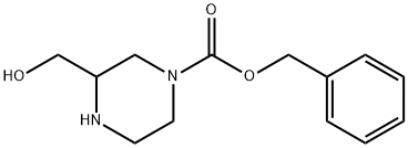 4-N-CBZ-2-羟甲基哌嗪,191739-40-9,结构式