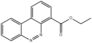 ベンゾ[c]シンノリン-4-カルボン酸エチル 化学構造式