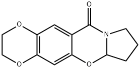 2,3,6A,7,8,9-六氢-11H-1,4-二恶烷并[2,3-G]吡咯并[2,1-B][1,3]苯并恶嗪-11-酮 结构式