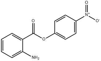 アントラニル酸4-ニトロフェニル 化学構造式