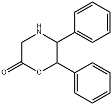 5,6-Diphenyl-2-morpholinone Structure